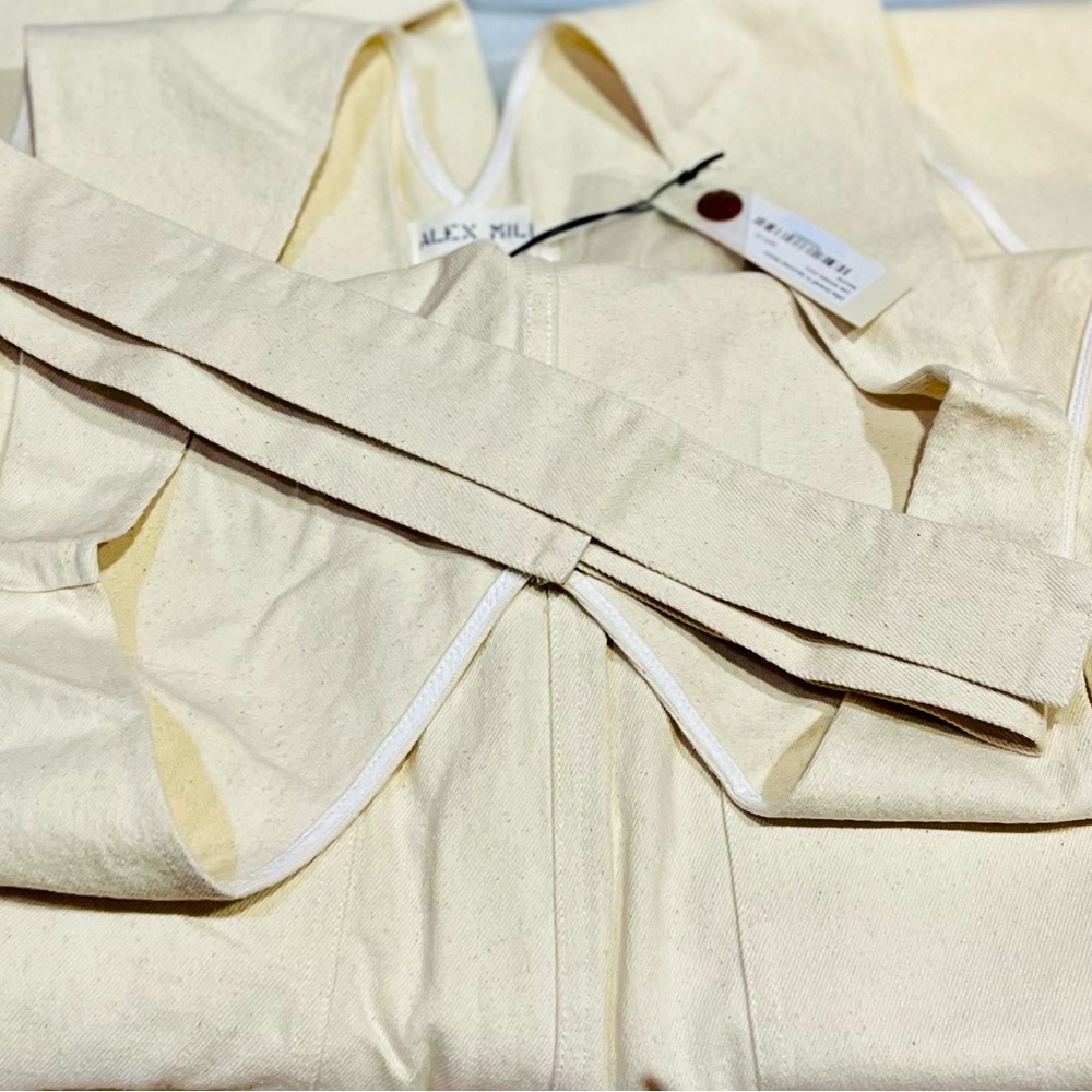 Alex Mill Cream Belted Jumpsuit - Picture 5 of 6